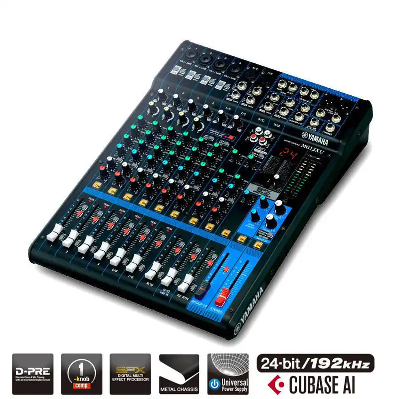 Yamaha 12 Channel MG Series Mixer w/Effects Satisfait Ou Remboursé