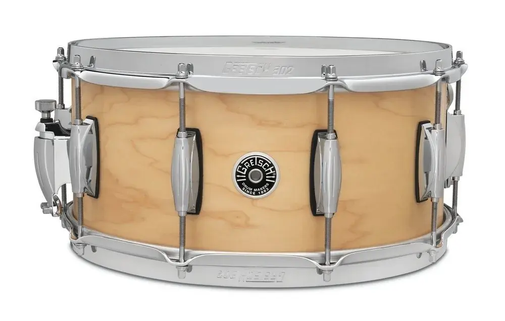 Authentique GRETSCH Brooklyn Caisse Claire 14"x 6,5" Straight Satin