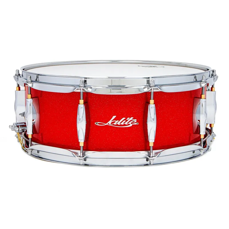 LALITE Caisse Claire 14"x 5,5" Erable Deluxe Red Sparkle Populaire