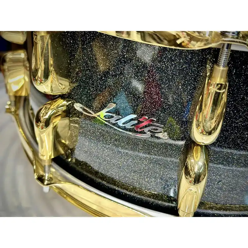 LALITE Caisse Claire 14"x 5,5" Erable Deluxe Gold Deep Grey Sparkle Acheter En Ligne