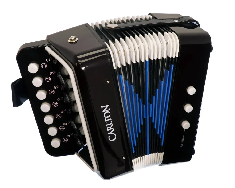 Commander Maintenant Carlton Children‘s Diatonic Button Accordion - Black