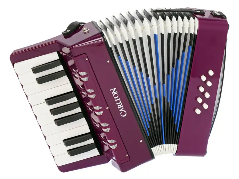 Bon Marché Carlton Children‘s Chromatic Piano Accordion - Purple