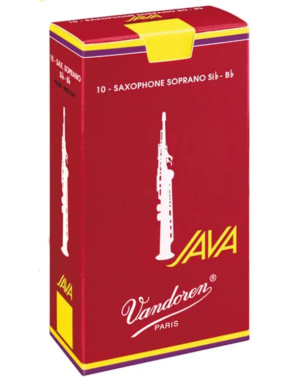 VANDOREN JAVA ROUGE ANCHES SAXOPHONE SOPRANO 3.5 Pas Cher