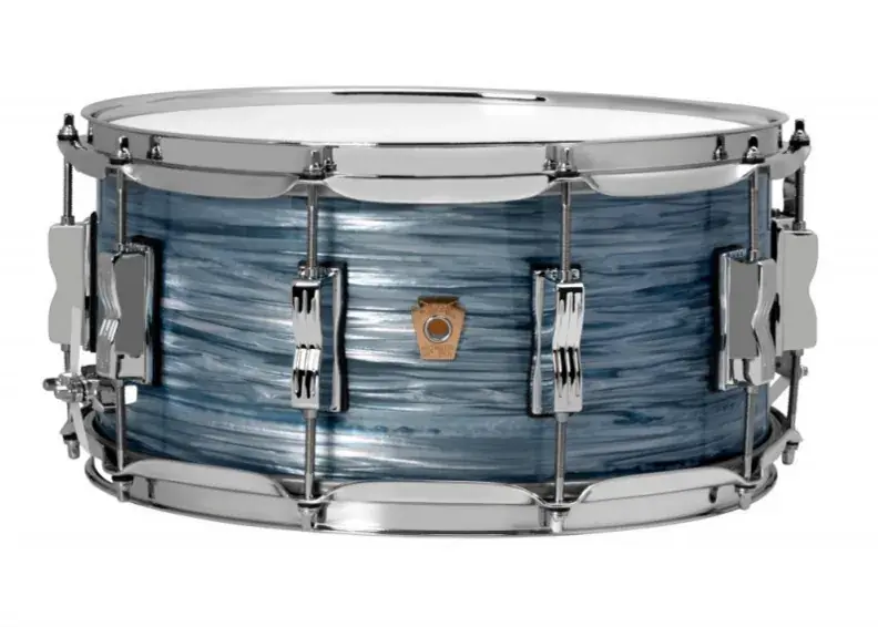 Remise LUDWIG Classic Maple Caisse Claire 14"x 6,5" Vintage Blue Oyster