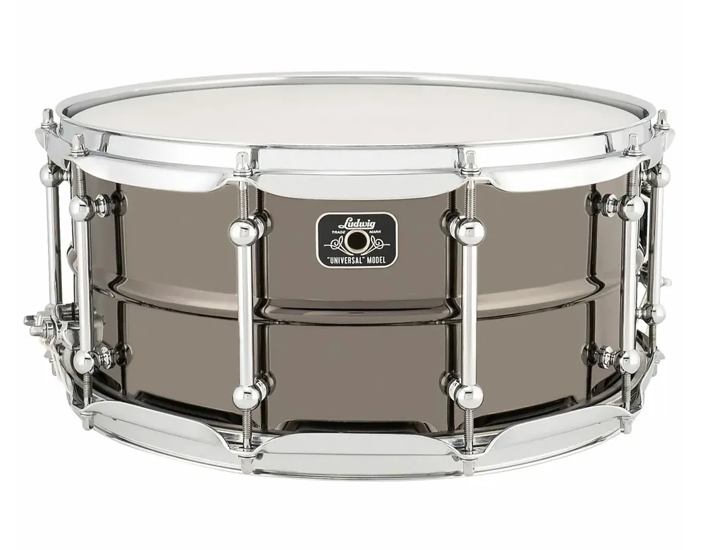 LUDWIG Universal Caisse Claire 14"x 6,5" Brass Expédition Rapide