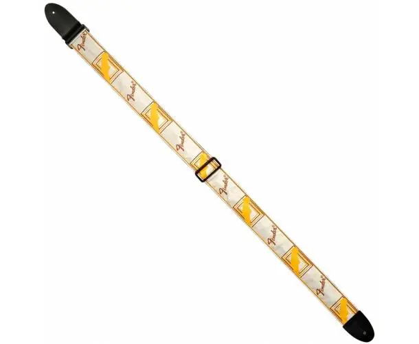 Prix Promo COURROIE MONOGRAMMED WHITE/BROWN/YELLOW