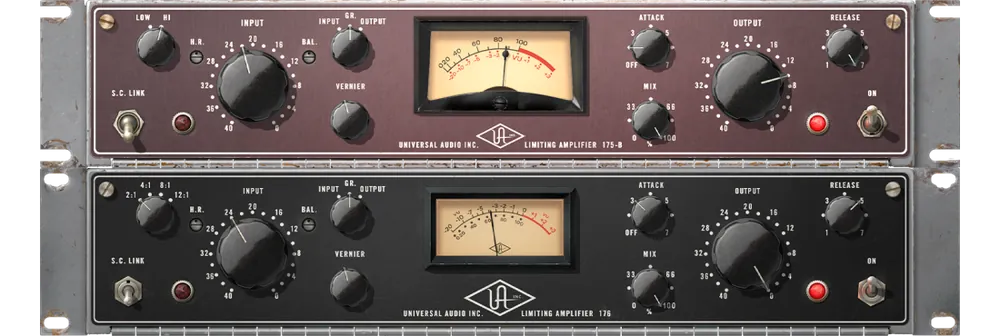 Universal Audio UA 175b And 176 Tube Compressor Collection Dernier Modèle
