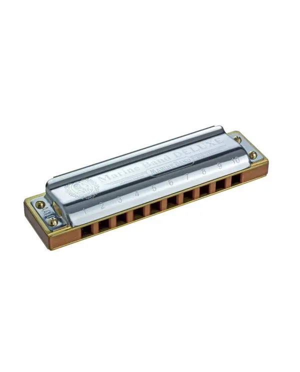Achat Immédiat HOHNER MARINE BAND DELUXE HARMONICA 10 TROUS G