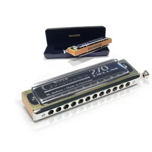 Populaire HOHNER CHROMONICA 270 DELUXE HARMONICA CHROMATIQUE 12 TROUS C