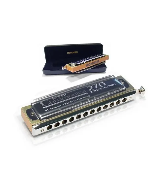 Populaire HOHNER CHROMONICA 270 DELUXE HARMONICA CHROMATIQUE 12 TROUS C