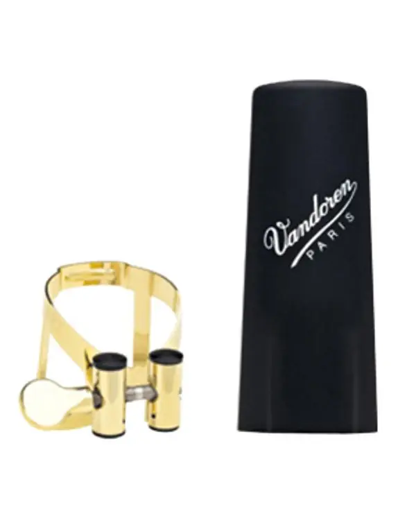 Prix Cassé VANDOREN LC51GP LIGATURE M/O PLAQUE OR CLARINETTE SIB + C.BEC PLAST.