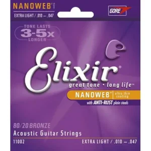 CORDES ACOUSTIQUES NANOWEB XL 10-47 Réduction