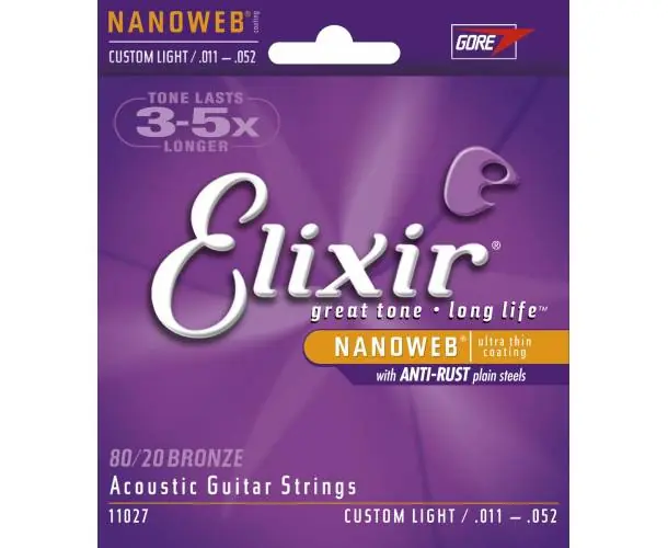 Promotion Saisonnière CORDES ACOUSTIQUES NANOWEB CL 11-52