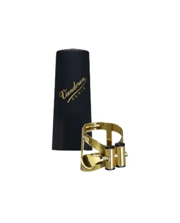 Petit Prix VANDOREN LC58AP LIGATURE M/O VIEIL OR SAXOPHONE TENOR + C. BEC PLAST.