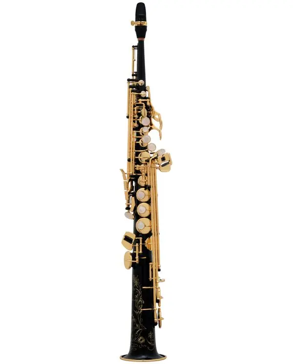 Promotion Saisonnière SELMER SERIE II JUBILEE SAXOPHONE SOPRANO LAQUE NOIR GRAVE étui/bec
