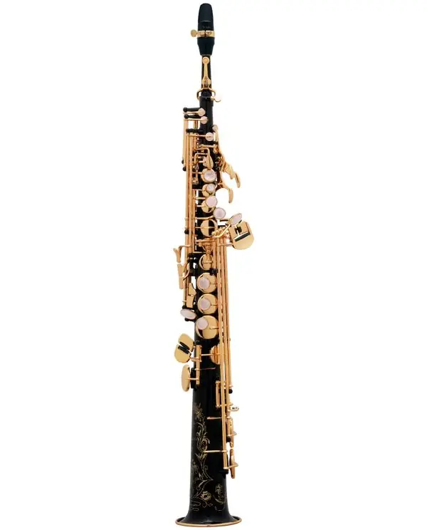 Expédié Aujourd'hui SELMER SERIE III JUBILEE SAXOPHONE SOPRANO LAQUE NOIR GRAVE étui/bec