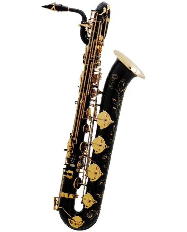SELMER SERIE II JUBILEE SAXOPHONE BARYTON LAQUE NOIR GRAVE étui/bec Retour Gratuit