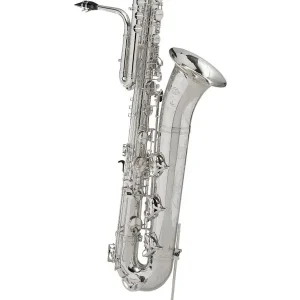 SELMER SERIE II JUBILEE SAXOPHONE BASSE ARGENTE GRAVE étui/bec Achat Immédiat