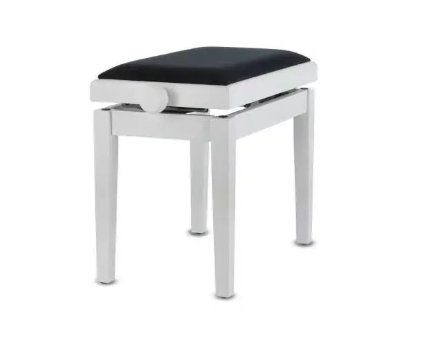 BANQUETTE PIANO BLANCHE DELUXE Commande En Gros