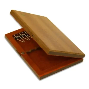 Authentique BERTHELOT ETUI BOIS A ANCHES DE HAUTBOIS 6 PLACES