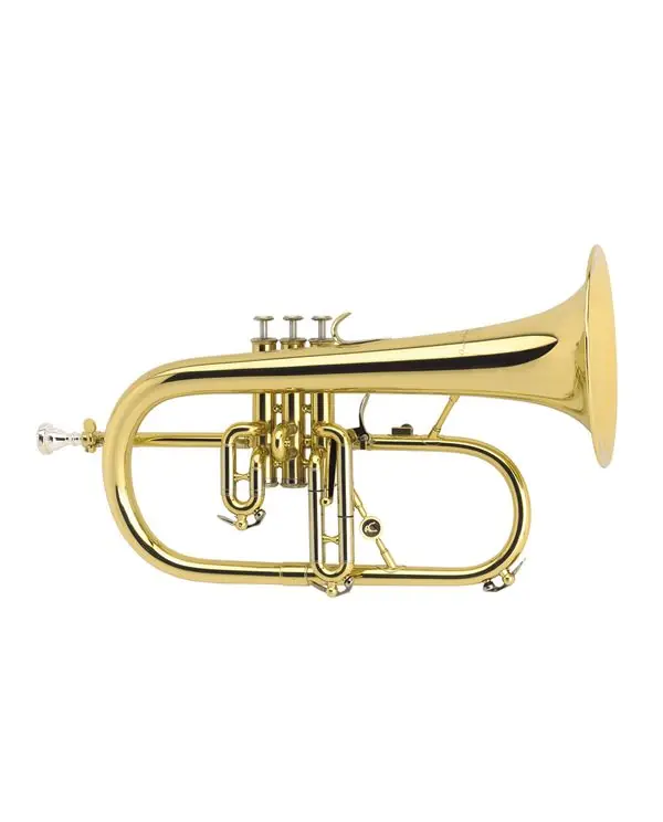 Acheter En Ligne COURTOIS AC154R BUGLE PROFESSIONNEL SIB VERNI PAVILLON ROSE + ETUI