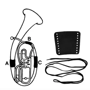 Haute Qualité GEWA POIGNEE PROTECTION POUR COR TENOR (Section A)