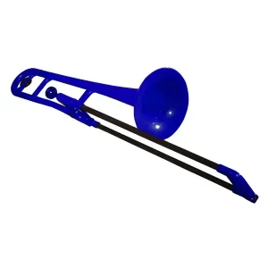 Certifié PBONE TROMBONE EN RESINE ABS BLEU avec housse et embouchure