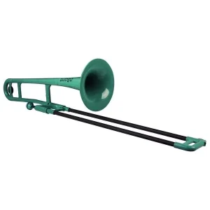Soldes PBONE TROMBONE EN RESINE ABS VERT avec housse et embouchure