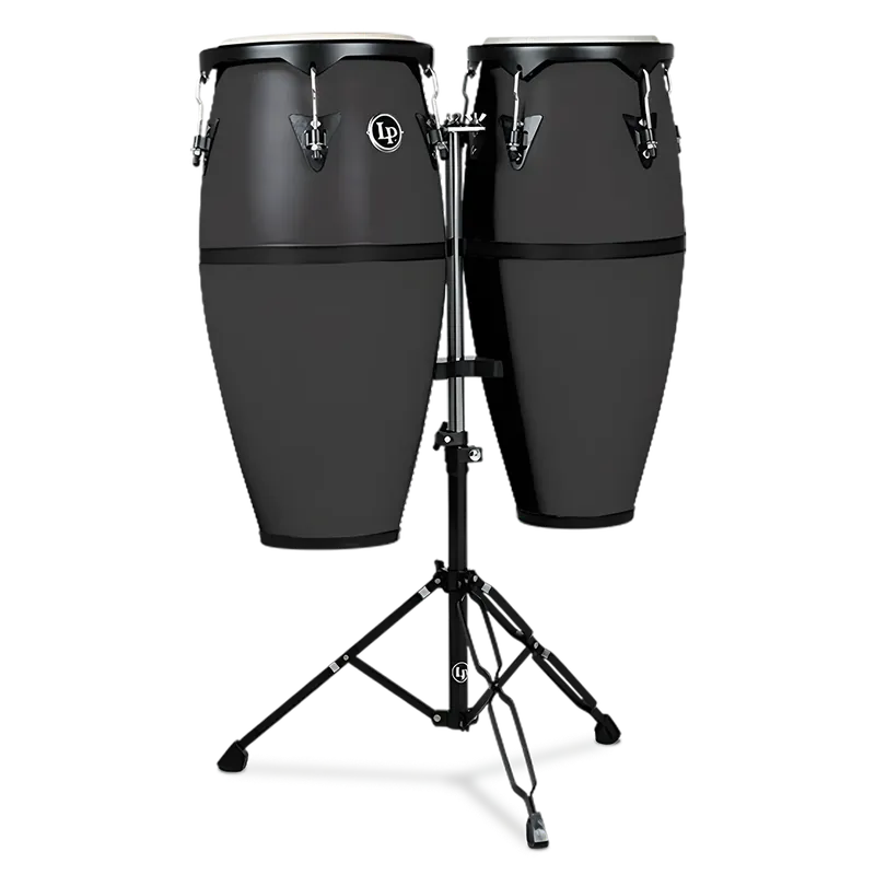 Achat Immédiat LATIN PERCUSSION LP646DOX Conga Set Discovery 10"+11" Black Onyx