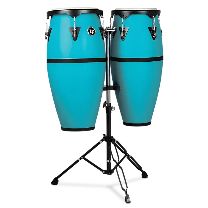 LATIN PERCUSSION LP646DSF Conga Set Discovery 10"+11" Seafoam Authentique