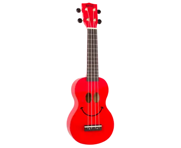 Réduction UKULELE ROUGE SMILE + HOUSSE