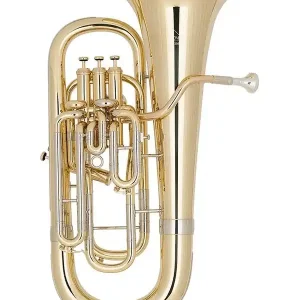 MIRAPHONE 1258A EUPHONIUM 3 + 1 PISTONS VERNI + Housse Jusqu'à Épuisement Des Stocks