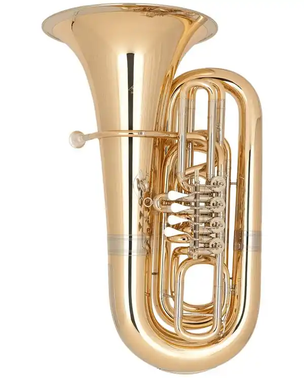 Solde MIRAPHONE 91A 11000 TUBA EN BB 4 PALETTES CUIVRE ROSE VERNI + Housse