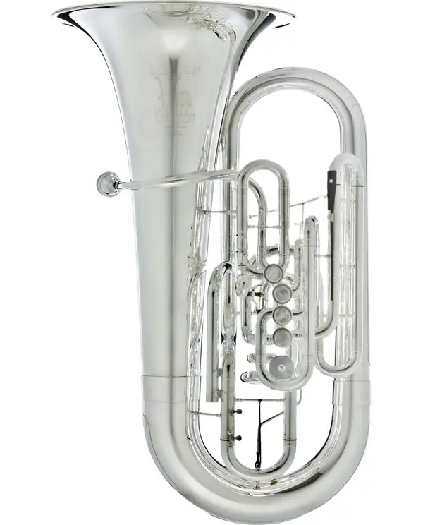 MELTON 2250TLT-S "T. LEULEU" TUBA FA 4 PISTONS +1 PAL+TRIGGER ARGENTE Prix Bas