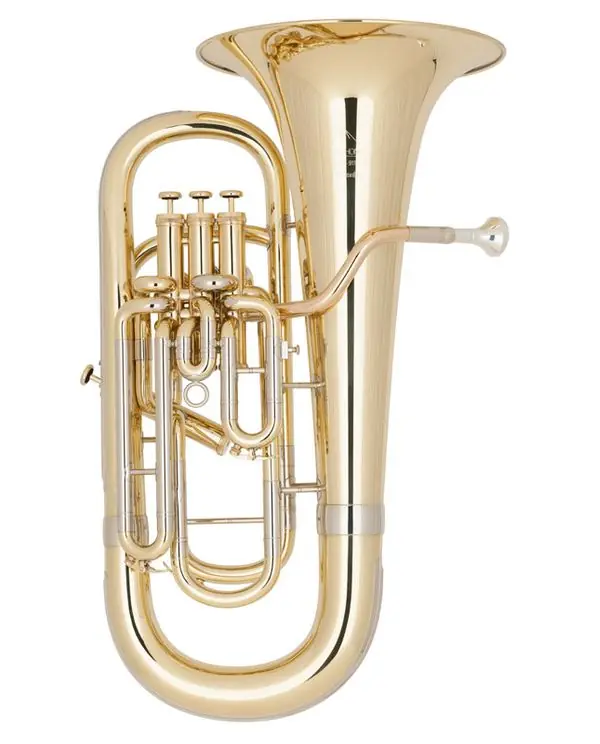 Jusqu'à Épuisement Des Stocks MIRAPHONE M5050 "AMBASSADOR" EUPHONIUM 3 + 1 PISTONS VERNI + Housse