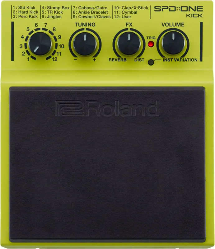 Roland SPD ONE KICK - 22 Sound Percussion Pad Dernier Modèle