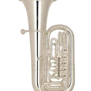 MIRAPHONE 283B "NORWEGIAN STAR" TUBA MIB 5 PALETTES ARGENTEE + Housse Acheter Direct