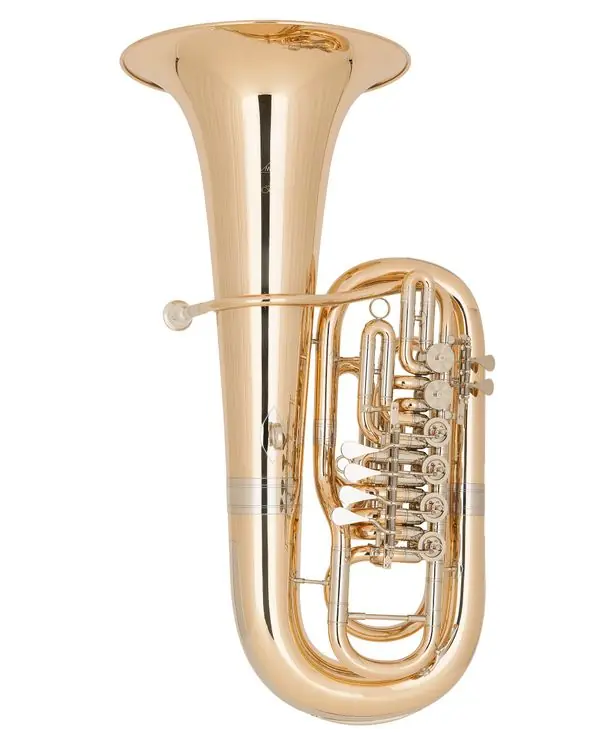 Meilleure Vente MIRAPHONE 181C 11000 "BELCANTO" TUBA FA 6 PALETTES VERNI + Housse