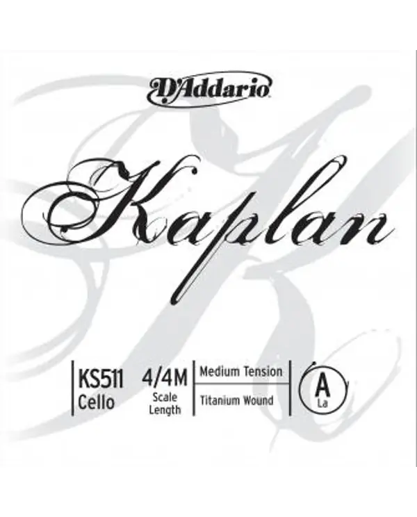 D‘ADDARIO KAPLAN CORDE LA POUR VIOLONCELLE 4/4 Prix Choc