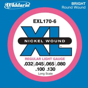 Solde D‘ADDARIO EXL170-6 JEU BASSE 6 CORDES
