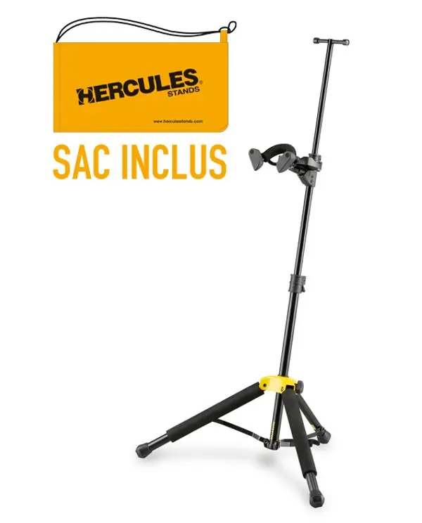 HERCULES DS571BB SUPPORT VIOLON ET ALTO TravLite - avec housse Dernière Chance