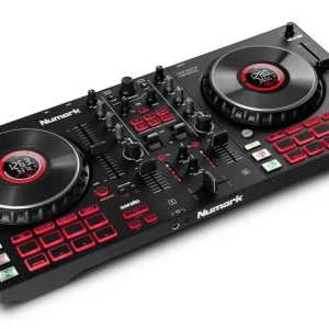 Numark Mixtrack Platinum FX 4-Deck DJ Controller with Jog Wheel Displays and FX Paddles Must-Have