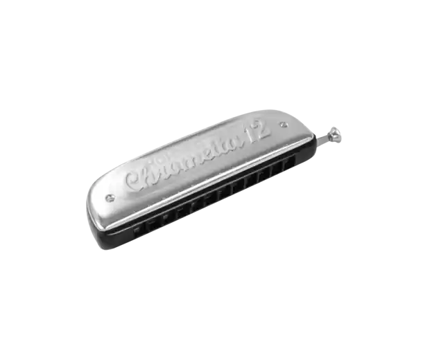 Authentique HARMONICA CHROMETTA 12 TROUS DO