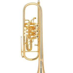MIRAPHONE 9R 1101A100 TROMPETTE SIB A PALETTE AVEC TRIGGER DOREE Quantité Limitée