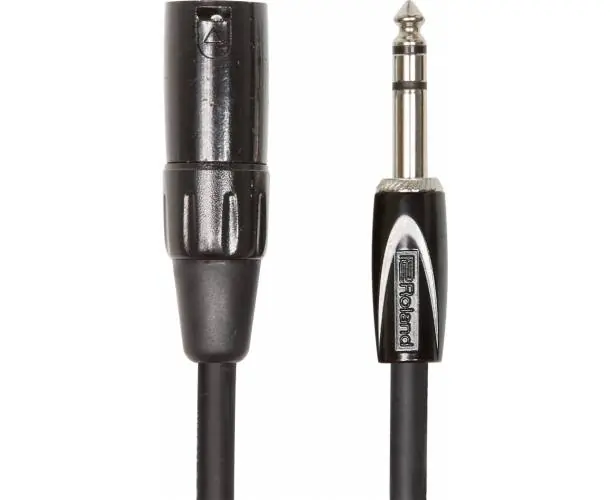 RCC15-CABLE LONGUEUR TRS XLR(MALE) 4,5M Authentique