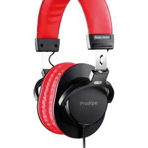 PRODIPE 3000BR CASQUE AUDIO PRO NOIR ET ROUGE Satisfait Ou Remboursé