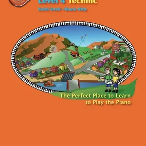 Kjos Music Piano Town Technic, Level 4 - Hidy/Snell - Piano - Book Expédié Aujourd'hui