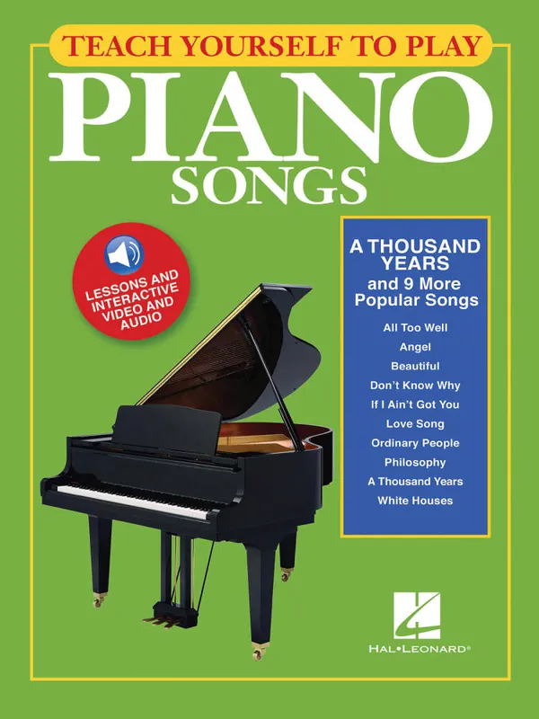 Hal Leonard Teach Yourself to Play ‘A Thousand Years‘ & 9 More Popular Songs - Piano - Book/Media Online Bon Plan