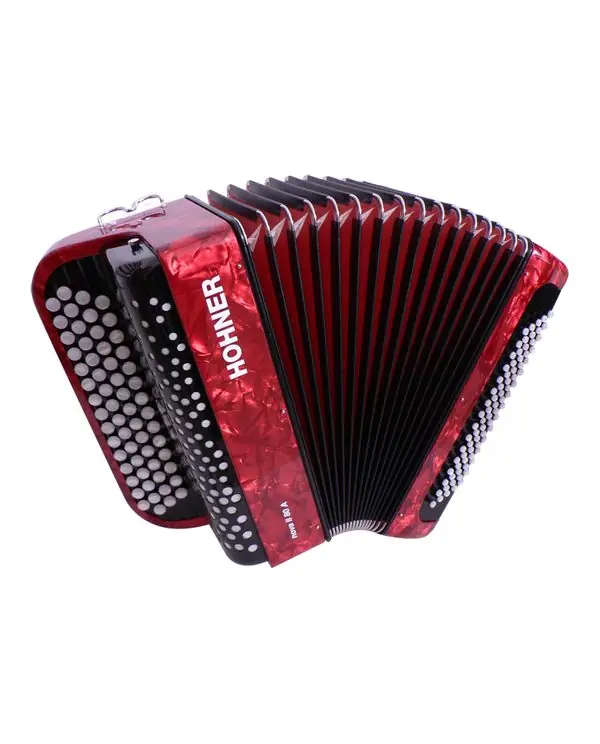 HOHNER NOVA II 80 BASSES ROUGE ACCORDEON CHROMATIQUE BOUTON + HOUSSE Solde