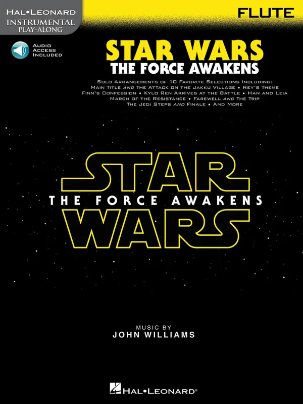 Hal Leonard Star Wars The Force Awakens - Flute - Book/Audio Online Certifié